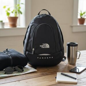 NWOT The North Face Pandora Backpack - Black & Gray